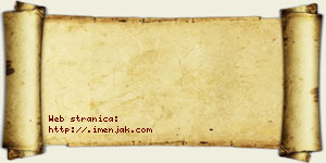 Anica Pljakić vizit kartica